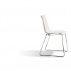 Sedia ZEBRA TECNOPOLIMERO telaio a slitta, Scab Design