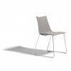 Sedia ZEBRA TECNOPOLIMERO telaio a slitta, Scab Design