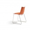 ZEBRA TECHNOPOLYMER chair with sledge frame, Scab Design