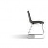 Sedia ZEBRA TECNOPOLIMERO telaio a slitta, Scab Design