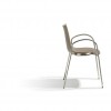 ZEBRA TECHNOPOLYMER chair with armrests, Scab Design