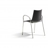 ZEBRA TECHNOPOLYMER chair with armrests, Scab Design