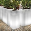 NEBULA column flower-box with light, LYXO