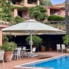 Maxi ombrellone ADONE PLUS, Crema Outdoor