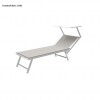 ULISSE sunbed, Crema Outdoor