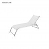 ULISSE Design sunbed, Crema Outdoor