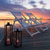 ATENA deck chair, Crema Outdoor