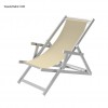 ATENA deck chair, Crema Outdoor