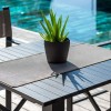 ORIONE SQUARE table, Crema Outdoor