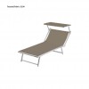 Lettino prendisole ULISSE VIP, Crema Outdoor