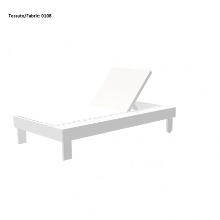 POLLUCE sunbed, Crema Outdoor