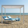 ICARO sunbed mattress, Crema Outdoor