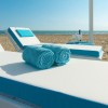 ICARO sunbed mattress, Crema Outdoor