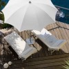 ICARO sunbed mattress, Crema Outdoor