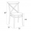 CROSS chair, Siesta Exclusive