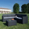 NEBRASKA corner lounge set, B:Rattan, BICA (full pallet)