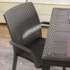 HOUSTON rectangular table, B:Rattan, BICA (full pallet)