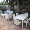 Tavolo rettangolare HOUSTON, B:Rattan, BICA (pallet completo)