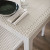 DALLAS square table, B:Rattan, BICA (full pallet)