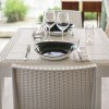 Tavolo quadrato DALLAS, B:Rattan, BICA (pallet completo)