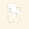 VICTORIA chair, B:Design, BICA (full pallet)