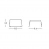 LISA LOUNGE side table, Scab Design