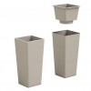 CLOU square cache-pot vase h100, VECA