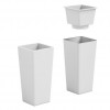 CLOU square cache-pot vase h100, VECA