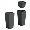CLOU square cache-pot vase h100, VECA