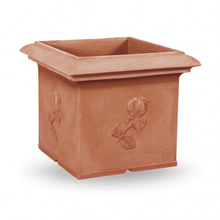 Vaso quadrato FESTONATO, VECA