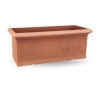 SMOOTH rectangular flower-box, VECA