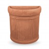 RIBBED wall vase, VECA
