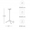 TRIPE' tilting table base, Scab Design