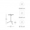 TRIPE' table base, Scab Design
