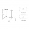 DOUBLE TRIPE' table base, Scab Design