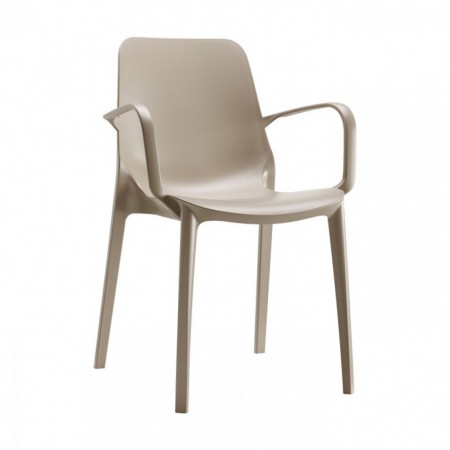 Sedia GINEVRA GO GREEN con braccioli, Scab Design
