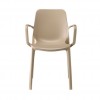 GINEVRA GO GREEN chair with armrests, Scab Design