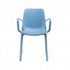 GINEVRA GO GREEN chair with armrests, Scab Design