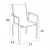 PACIFIC armchair, Siesta Exclusive