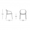 Poltrona FINN METAL WOOD, Scab Design