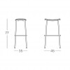 TRICK WOOD stool, Scab Design
