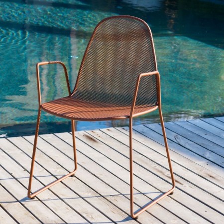 Sedia SILVA, Crema Outdoor