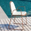 Sedia SILVA, Crema Outdoor
