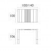 VEGAS BAR extendible table, Siesta Exclusive