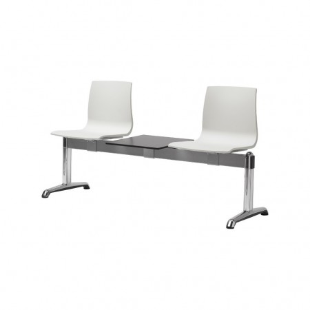 ALICE fireproof waiting bench with shelf, Scab Design