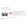 Kit ruote per bancone bar MARVY e HANGAR, LYXO