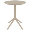 SKY FOLDING TABLE Ø60, Siesta Exclusive