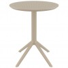 SKY FOLDING TABLE Ø60, Siesta Exclusive