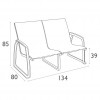 PACIFIC LOUNGE sofa, Siesta Exclusive