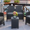 LIDO 4-seater lounge set, B:Rattan, BICA (full pallet)